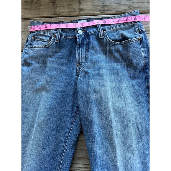 Lucky Brand sz 8/29 Dungarees med wash wide leg bootcut rider fit relaxed jeans - Picture 5 of 8